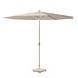 Platinum Riva parasol 300 cm rond sandstone ivoor met kniksysteem
