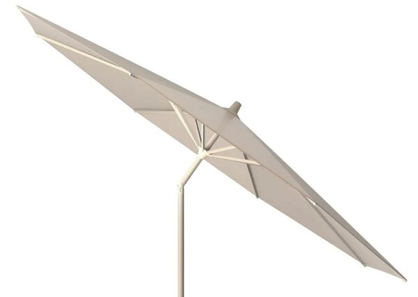 Platinum Riva parasol 300 cm rond sandstone ivoor met kniksysteem