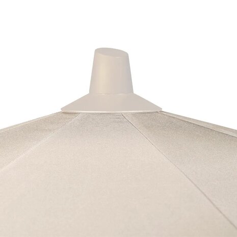 Platinum Riva parasol 300 cm rond sandstone ivoor met kniksysteem