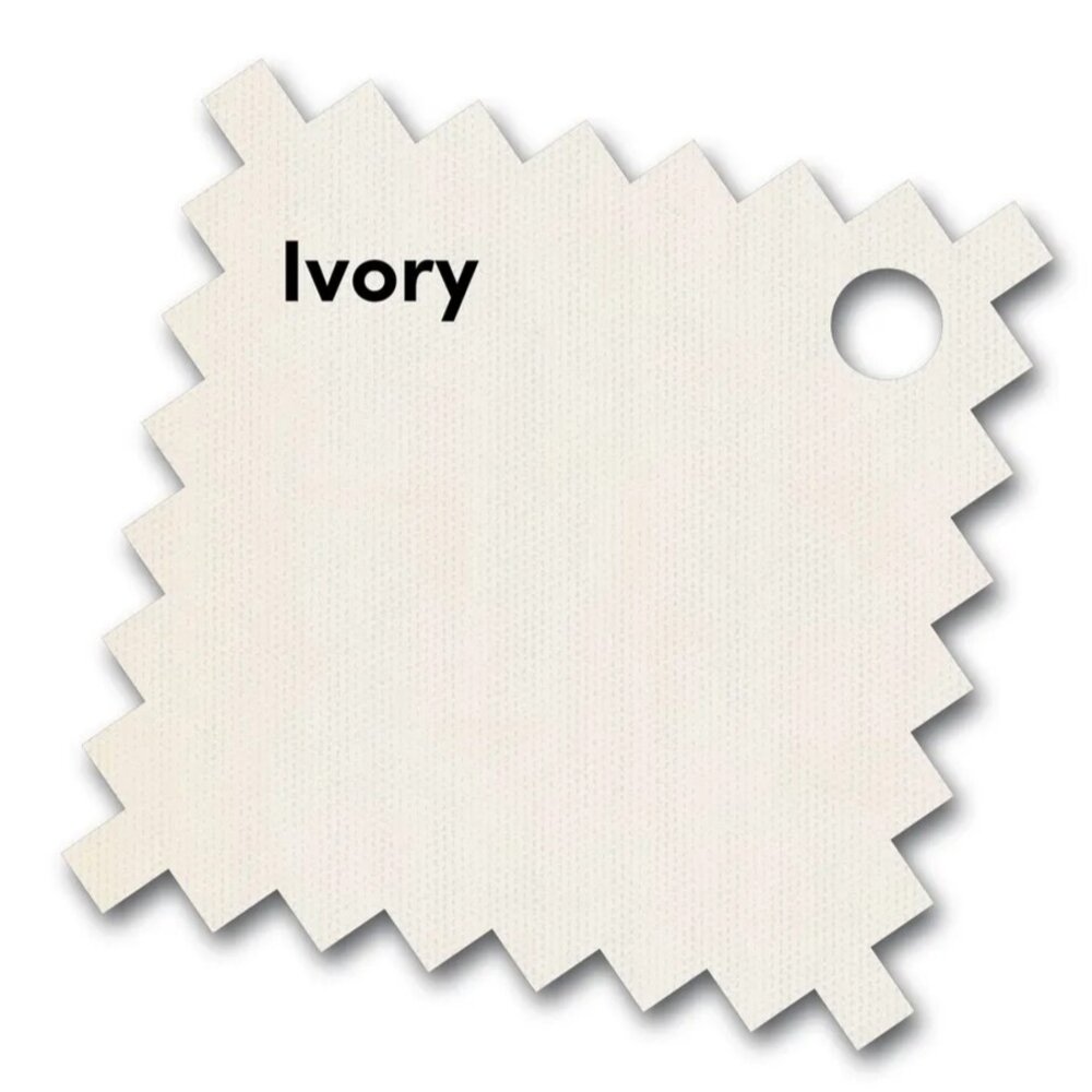 Platinum Riva parasol 300 cm rond sandstone ivoor met kniksysteem