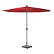 Platinum Riva parasol 250 cm rond rood met kniksysteem Platinum Riva parasol 250 cm rond rood met kniksysteem