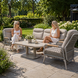AVH-Collectie Monza stoel bank dining loungeset 5 delig verstelbaar latte rope