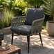AVH-Collectie Luxor dining tuinstoel rope antraciet