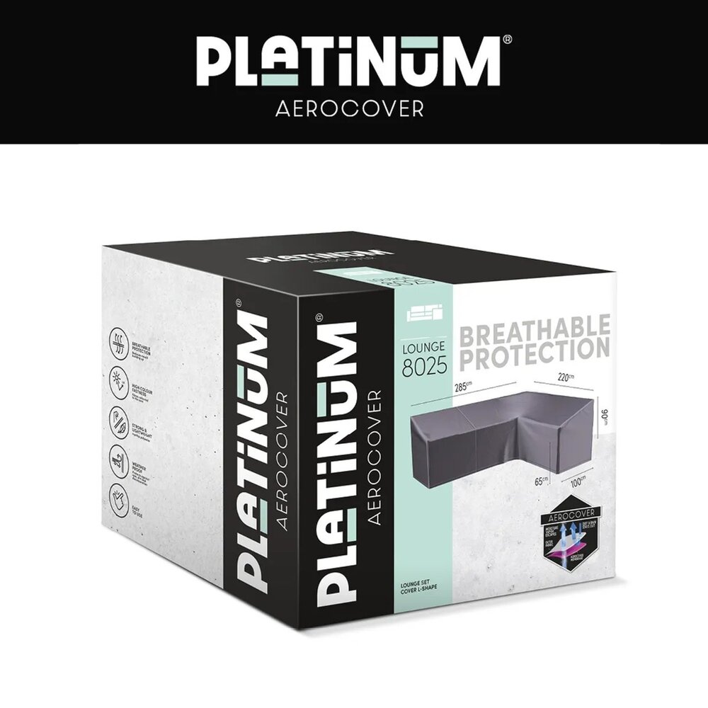 Platinum Platinum AeroCover Loungehoes L HB 285x220x100xH65/90 rechts