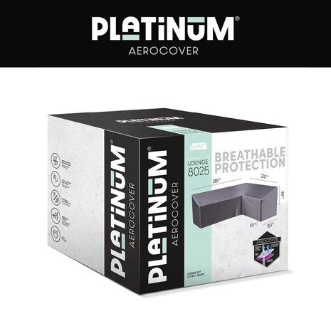 Platinum Platinum AeroCover Loungehoes L HB 285x220x100xH65/90 rechts