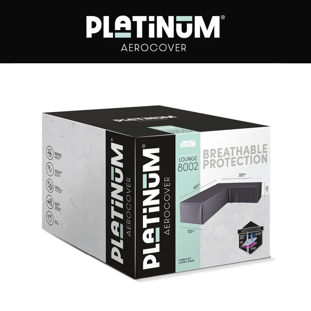 Platinum Platinum AeroCover Loungehoes L 400x300x100xH70 Rechts