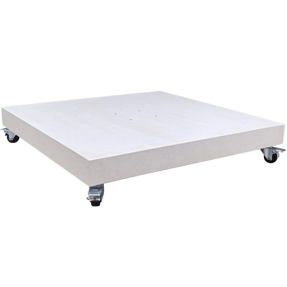 AVH-Collectie AVH parasolvoet 90 kg met 4 wielen zand graniet