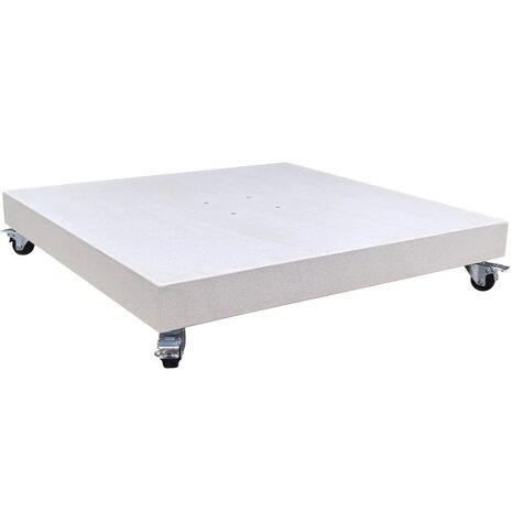AVH-Collectie AVH parasolvoet 90 kg met 4 wielen zand graniet