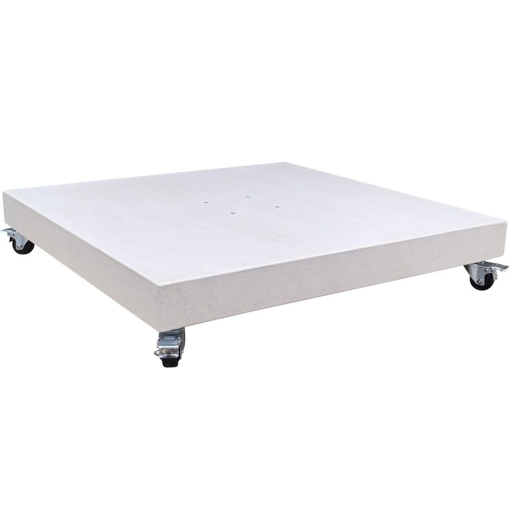 AVH-Collectie AVH parasolvoet 90 kg met 4 wielen zand graniet