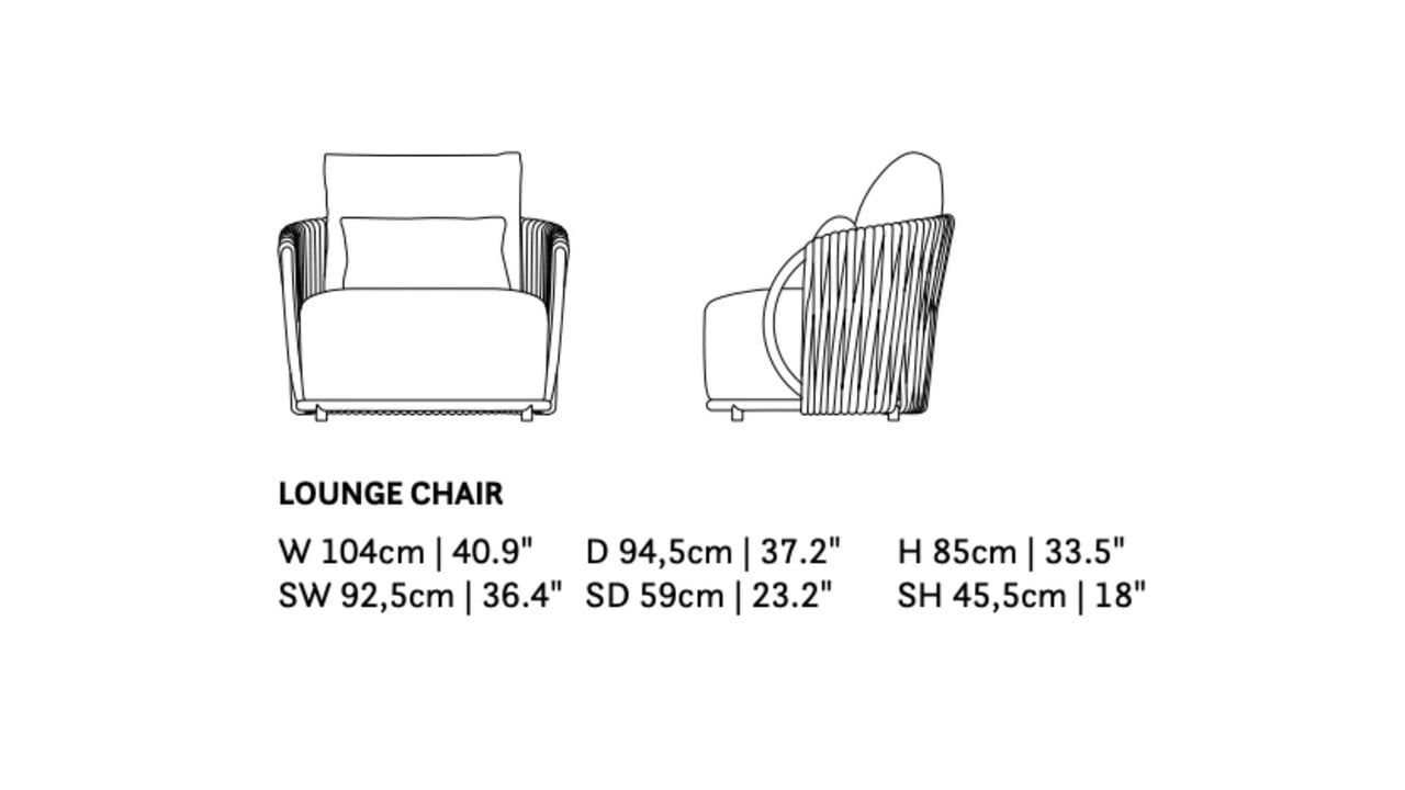 SUNS Vivaro stoel bank loungeset 3 delig | Camel sand | clouded rope | Pebble desert Bouclé