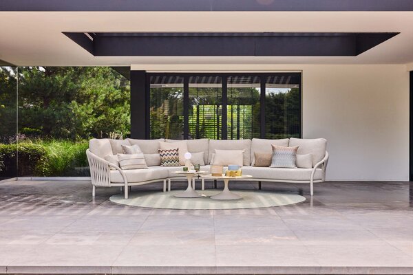 SUNS Feroli hoek loungeset 3 delig Camel sand | Misty rope | Beachy bouclé SUNS