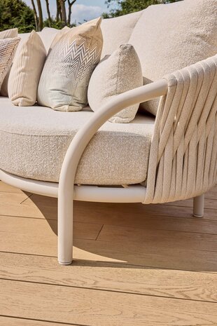 SUNS Feroli hoek loungeset 6 delig Camel sand | Misty rope | Beachy bouclé SUNS