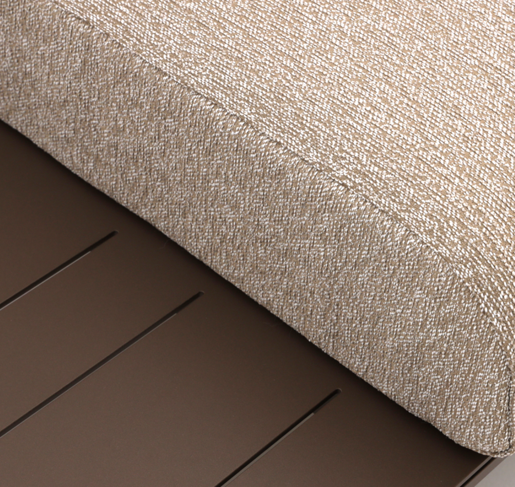 SUNS Stockholm hoek loungeset 2 delig Bronze | Pebble desert bouclé SUNS