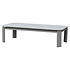 Veneto lounge tuintafel latte zand met keramisch blad 116x59xH31 cm