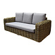 AVH-Collectie Showroommodel Sumatra stoel-bank loungeset 4-delig naturel rotan
