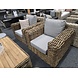 AVH-Collectie Showroommodel Sumatra stoel-bank loungeset 4-delig naturel rotan