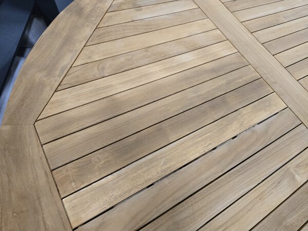 AVH-Collectie Showroommodel Legand dining tuintafel 140 cm rond teak