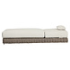 AVH-Collectie Yate ligbed grijs wicker | soft grey mixed weave kussens