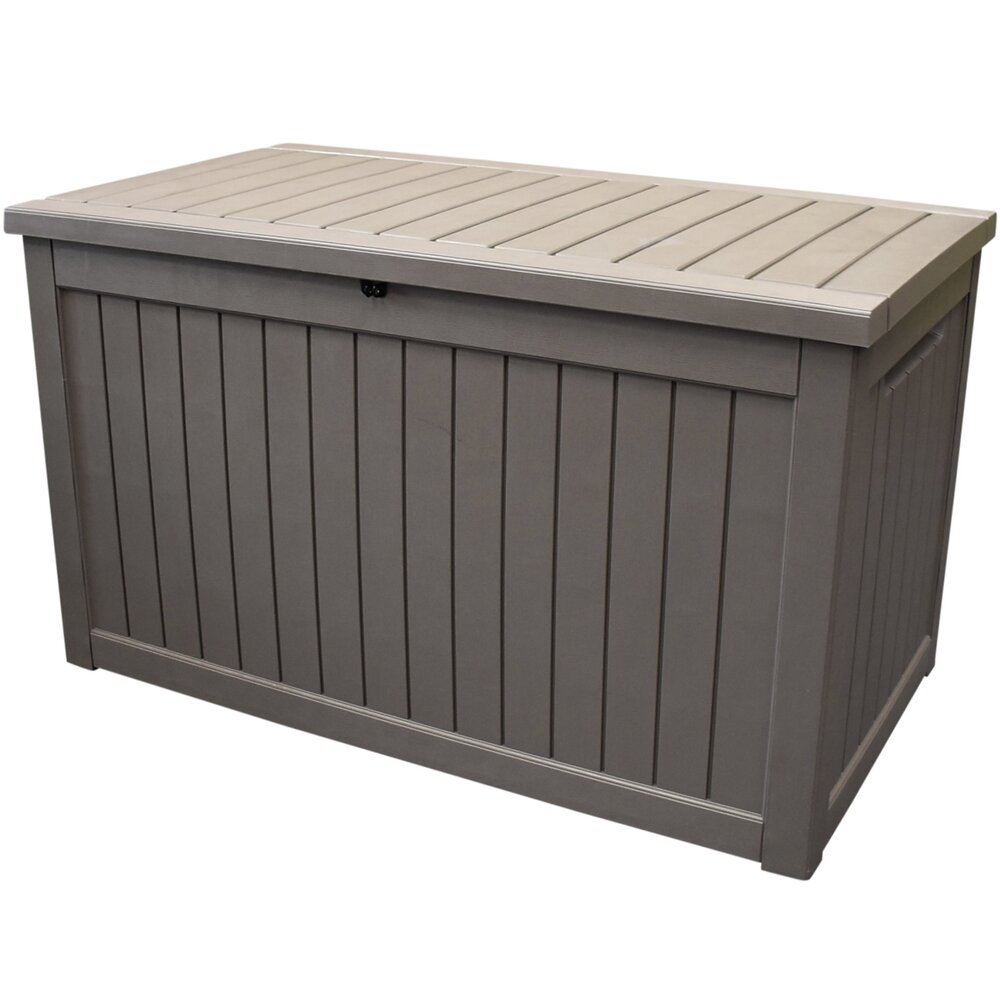 AVH-Collectie Kussenbox bruin latte kunststof 147 x 81,9 x 85,5 cm