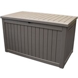AVH-Collectie Kussenbox bruin latte kunststof 147 x 81,9 x 85,5 cm