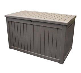 AVH-Collectie Kussenbox bruin latte kunststof 147 x 81,9 x 85,5 cm