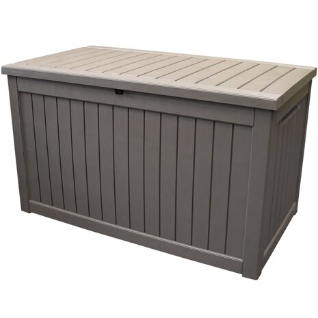 AVH-Collectie Kussenbox bruin latte kunststof 147 x 81,9 x 85,5 cm