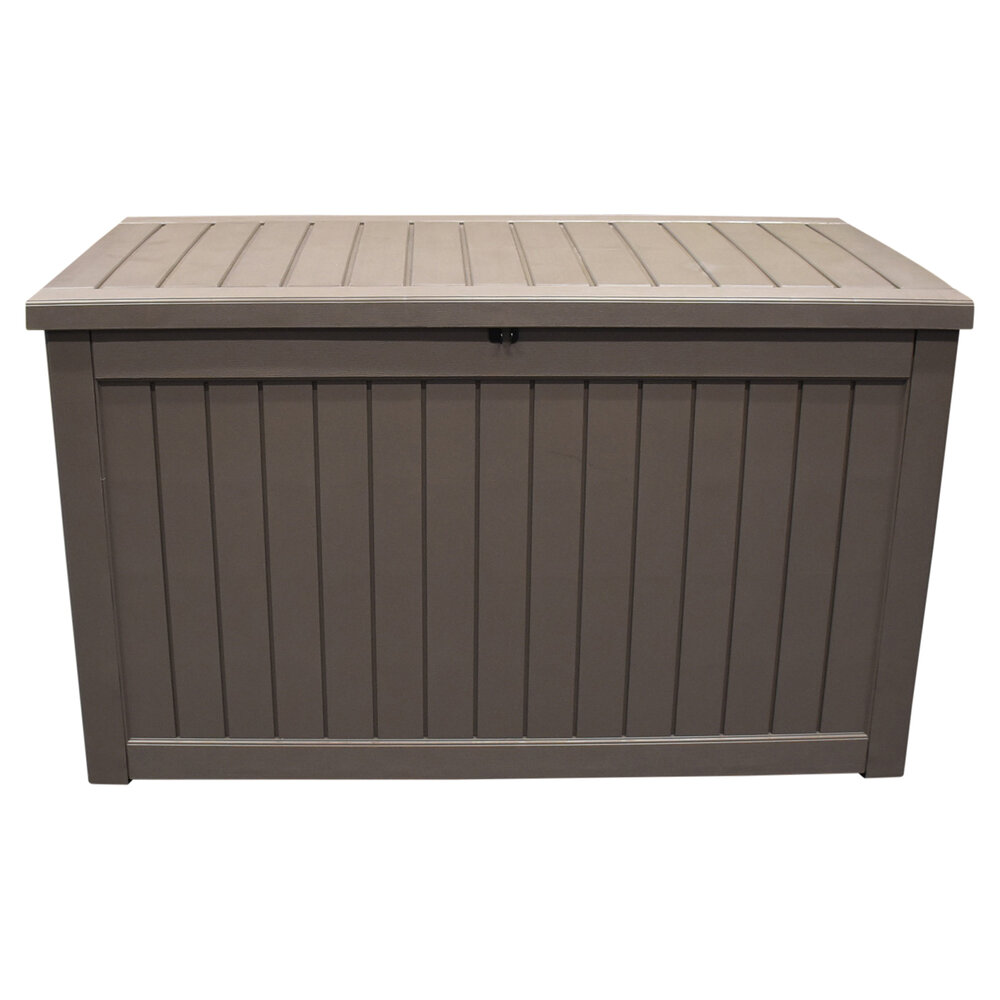 AVH-Collectie Kussenbox bruin latte kunststof 147 x 81,9 x 85,5 cm