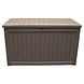 AVH-Collectie Kussenbox bruin latte kunststof 147 x 81,9 x 85,5 cm