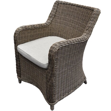 AVH-Collectie Bilbao dining tuinstoel bruin wicker