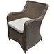 AVH-Collectie Bilbao dining tuinstoel bruin wicker