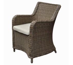 AVH-Collectie Bilbao dining tuinstoel bruin wicker
