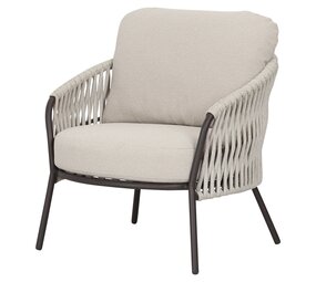 AVH-Collectie Sarenza lounge tuinstoel zand rope terre frame