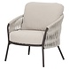 AVH-Collectie Sarenza lounge tuinstoel zand rope terre frame