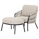 AVH-Collectie Sarenza lounge balkonset 2 delig zand rope terre frame