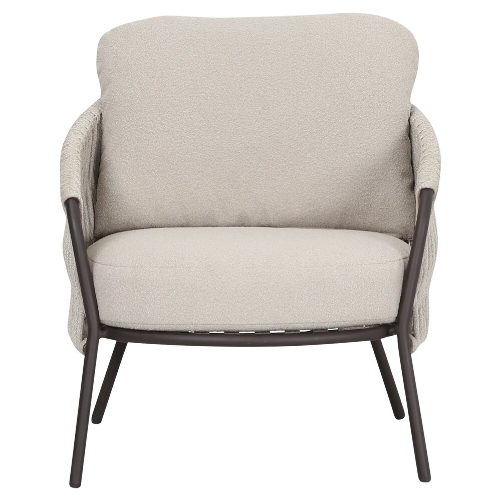 AVH-Collectie Sarenza lounge balkonset 4 delig zand rope terre frame