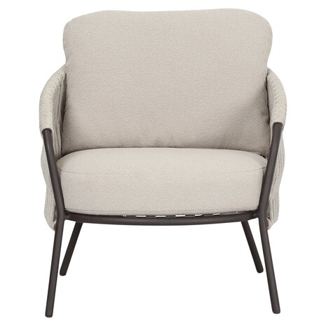 AVH-Collectie Sarenza lounge balkonset 4 delig zand rope terre frame