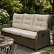 AVH-Collectie Ibiza 3-zitsbank verstelbaar bruin wicker | naturel mixed weave kussens