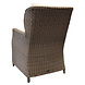 AVH-Collectie Ibiza dining tuinstoel bruin wicker | naturel mixed weave kussens