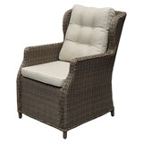 AVH-Collectie Ibiza dining tuinstoel bruin wicker | naturel mixed weave kussens AVH-Collectie Ibiza dining tuinstoel bruin wicker | naturel mixed weave kussens