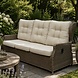 AVH-Collectie Ibiza stoel bank dining verstelbare loungeset 6 delig bruin wicker | naturel mixed weave kussen