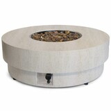 Happy Cocooning Happy Cocooning vuurtafel Estate rond 105 cm rond travertin