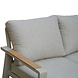 AVH-Collectie Lola stoel bank loungeset 4 delig latte zand aluminium teaktafel