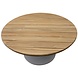 AVH-Collectie Torino low dining tuintafel teakblad 140 cm rond H71 cm latte AVH-Collectie Torino low dining tuintafel teakblad 140 cm rond H71 cm latte