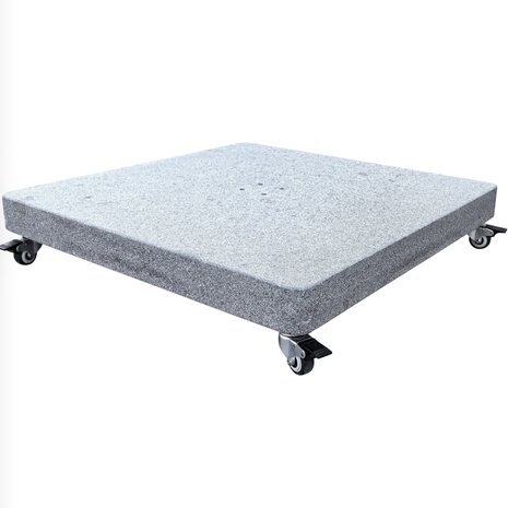 AVH-Collectie AVH parasolvoet 125 kg Hacienda / Siesta met 4 wielen robuust graniet  (6,4x6,4)