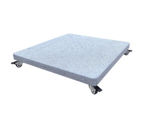 AVH-Collectie AVH parasolvoet 90 kg Hacienda / Siesta met 4 wielen robuust graniet  (6,4x6,4)