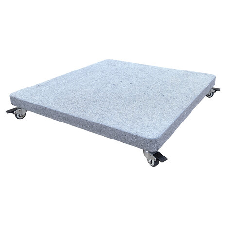 AVH-Collectie AVH parasolvoet 90 kg Hacienda / Siesta met 4 wielen robuust graniet  (6,4x6,4)
