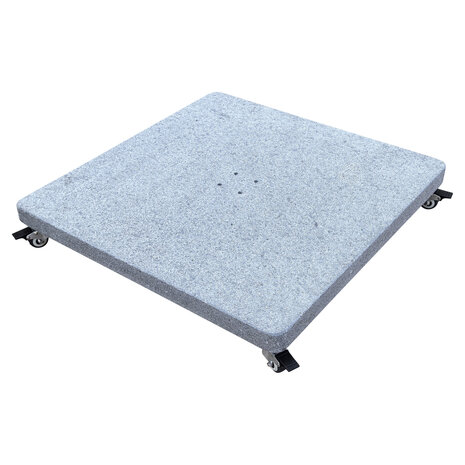 AVH-Collectie AVH parasolvoet 90 kg Hacienda / Siesta met 4 wielen robuust graniet  (6,4x6,4)