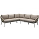 AVH-Collectie Montreal hoekbank loungeset 2 delig taupe rope