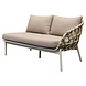 AVH-Collectie Montreal hoekbank loungeset 2 delig taupe rope