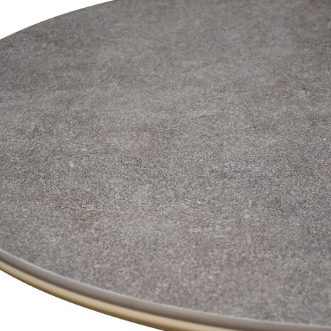 AVH-Collectie Flair dining tuintafel rond 90 cm latte keramiek